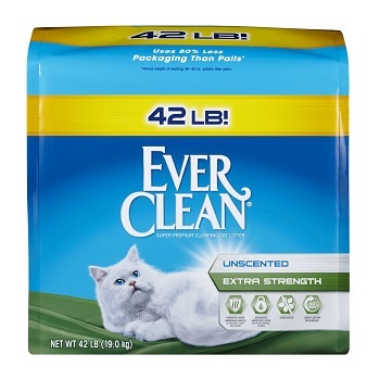 Ever Clean Extra Strength Unscented Odor Eliminating Cat Litter