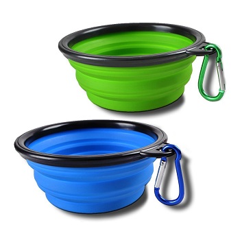 Sabuy Collapsible Cat Travel Bowl