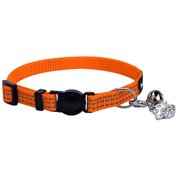 BINGPET Safety Nylon Reflective Cat Collar