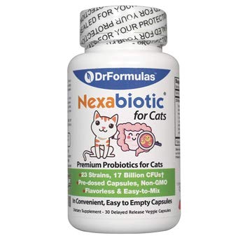 Nexabiotic Probiotic for Cats with Diarrhea & Constipation Treatment