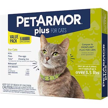 PETARMOR Plus Flea & Tick Prevention for Cats