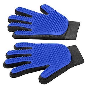 Pet Grooming Glove Gentle Deshedding Brush Glove