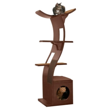 The Refined Feline Lotus Luxury and Designer Cat Tower