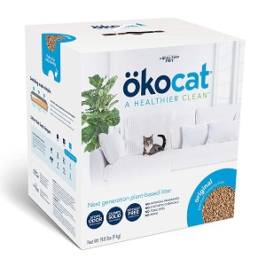 Okocat Natural Wood Clumping Cat Litter