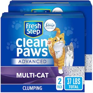 Fresh Step Clean Paws Advanced Multi-Cat Litter