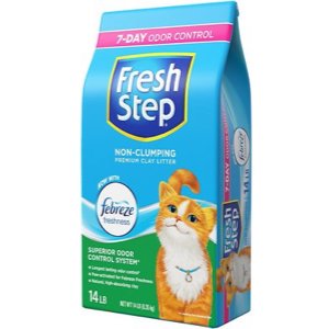 Fresh Step Febreze Scented Non-Clumping Clay Cat Litter