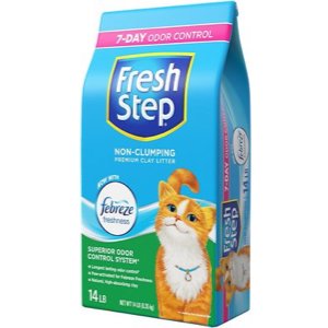 Fresh Step Febreze Scented Non-Clumping Clay Cat Litter