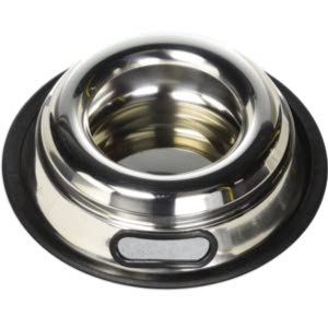Indipets Stainless Steel Dish with Easy Pick up Grip Handle