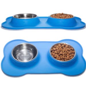 KEKS Non-Skid Bowls with Silicone Mat 