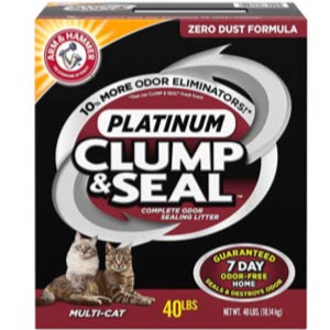 ARM & HAMMER Clump & Seal Platinum Multi-Cat Litter