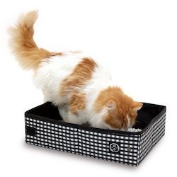 Fabric Based Collapsible Travel Cat Litter Box