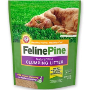 Feline Pine Scoop Unscented Clumping Wood Cat Litter