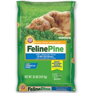 Feline Pine Original Unscented Non-Clumping Wood Cat Litter