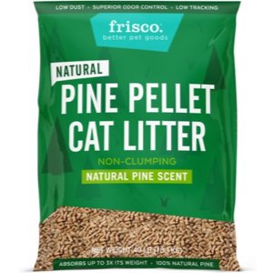 Frisco Pine Pellet Unscented Non-Clumping Litter