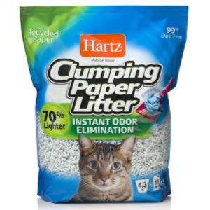 Hartz Multi Cat Recycled Paper Cat Litter