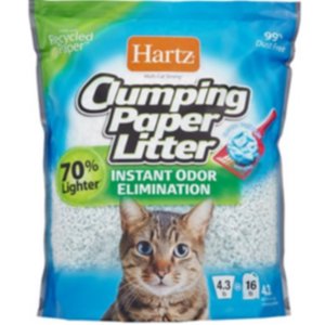 Hartz Multi-Cat Strong Unscented Clumping Paper Cat Litter