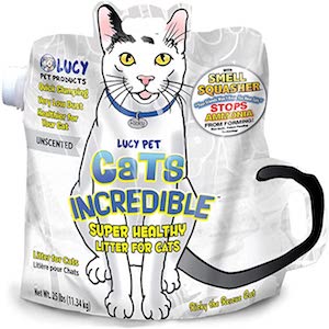 Lucy Pet Cats Incredible Clumping Cat Litter with Smell Squasher