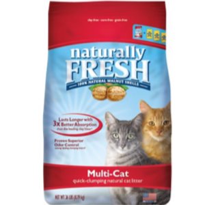 Naturally Fresh Unscented Clumping Walnut Cat Litter