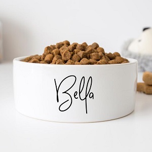 ScribblesAndSparkle Personalised Cat Food Bowl