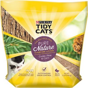 Tidy Cats Pure Nature Scented Clumping Wood Cat Litter