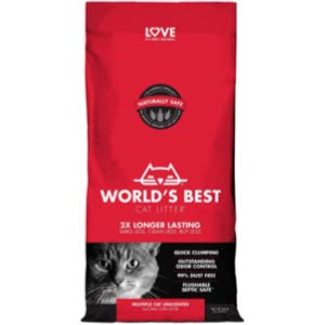 World's Best Cat Litter Clumping Litter Formula for Multiple Cats