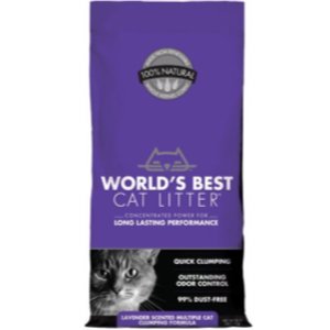 World's Best Lavender Scented Clumping Corn Cat Litter