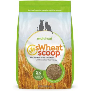 sWheat Scoop Multi Cat Clumping Wheat Cat Litter