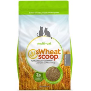 sWheat Scoop Unscented Clumping Wheat Cat Litter