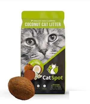 CatSpot Organic Non-Clumping Coconut Cat Litter 