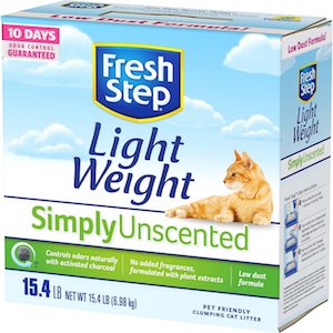Fresh Step Simply Unscented Lightweight Cat Litter 