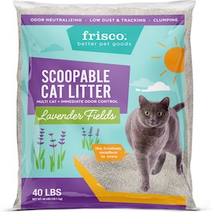 Frisco Lavender Fields Scented Clumping Clay Cat Litter