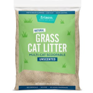 Frisco Natural Unscented Clumping Grass Cat Litter