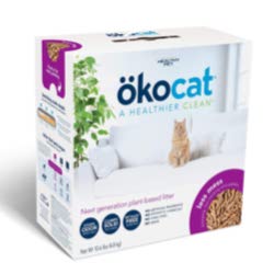 Okocat Less Mess Clumping Low Tracking Mini Pellets Wood Cat Litter