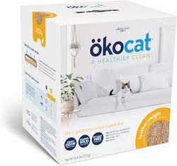 Okocat Unscented Featherweight Clumping Wood Cat Litter