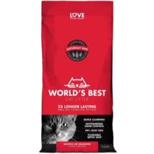 World's Best Multiple Cat Unscented Litter