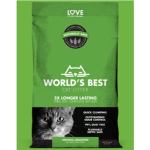 World's Best Original Unscented Cat Litter