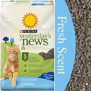 Yesterday's News Softer Texture Scented Cat Litter