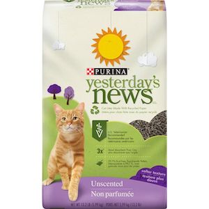 Yesterday's News Softer Texture Unscented Cat Litter