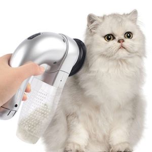 Vacuuming cat hair