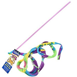 Cat Dancer Charmer Wand and Ribbon