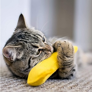 Catnip Toy, Yellow Banana