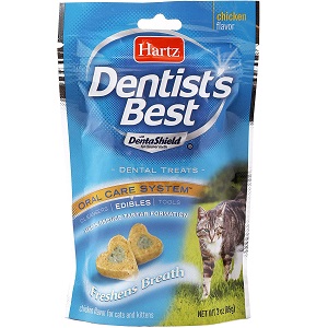 Hartz Dentist Flavored Dental Cat Treats for Kitties