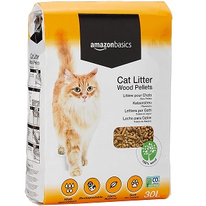 Amazon Basics Wood Pellets Cat Litter
