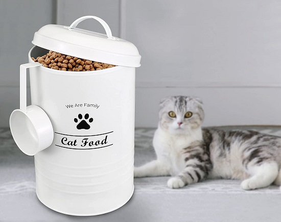 dry cat food storage container