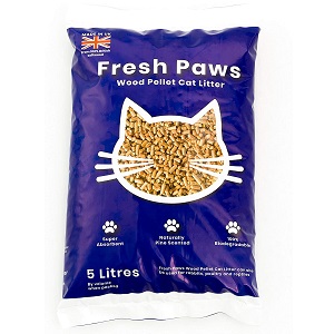 Fresh Paws Wood Pellet Cat Litter