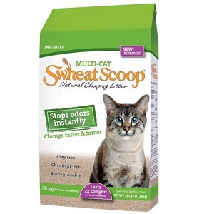 Multi-Cat Swheat Scoop Natural Clumping Litter
