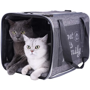 petisfam soft-sided multiple cat carriers
