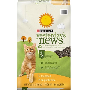 Purina’s Yesterday Non-Clumping Paper Cat Litter
