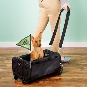 sherpa on wheels pet carrier