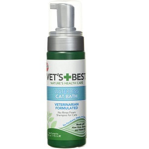 vet's best waterless persian cat bath shampoo